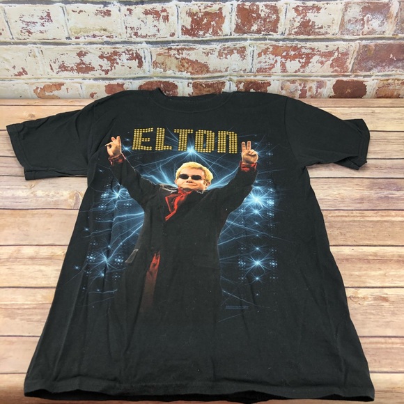 Hanes Tops - Elton John 2015 Tour Shirt